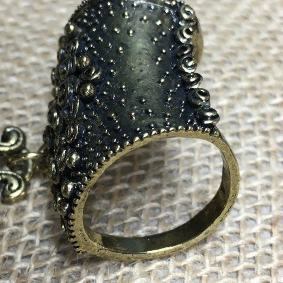 Slider Pendant Retro Mandala Rhinestone For Necklace Or Scarf - Picture 3 of 5